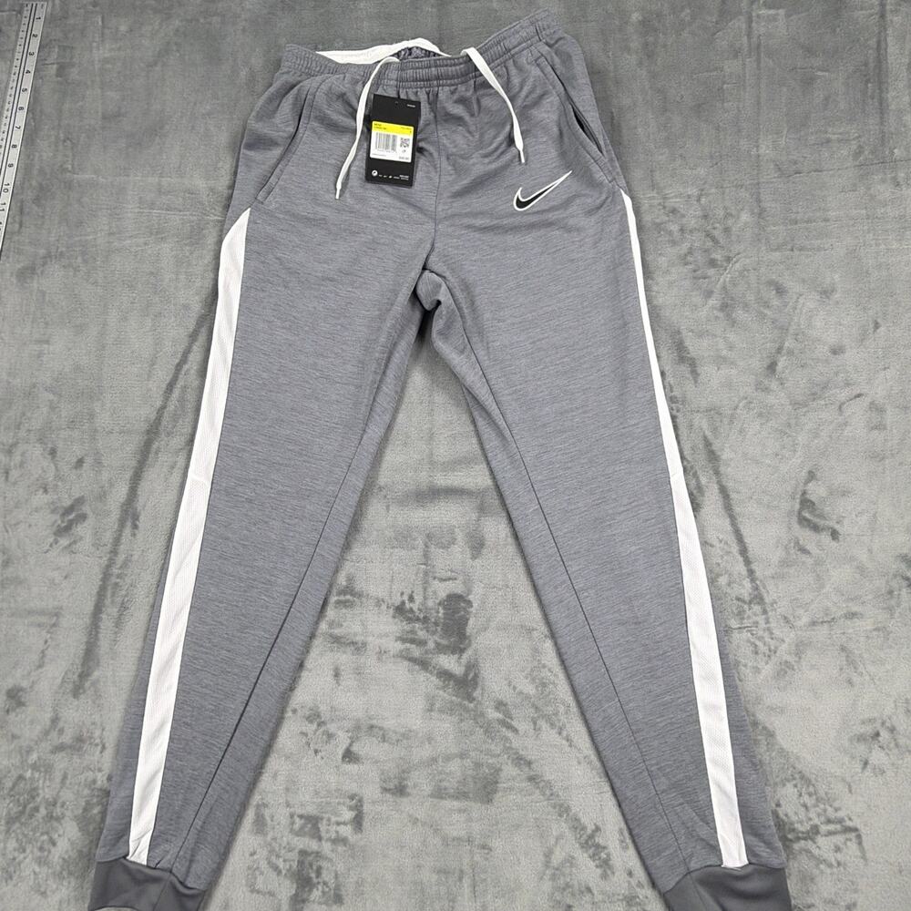 Nike Dri Fit Joggers Mens Small Gray Soccer Training Pants NWT $50 Retail